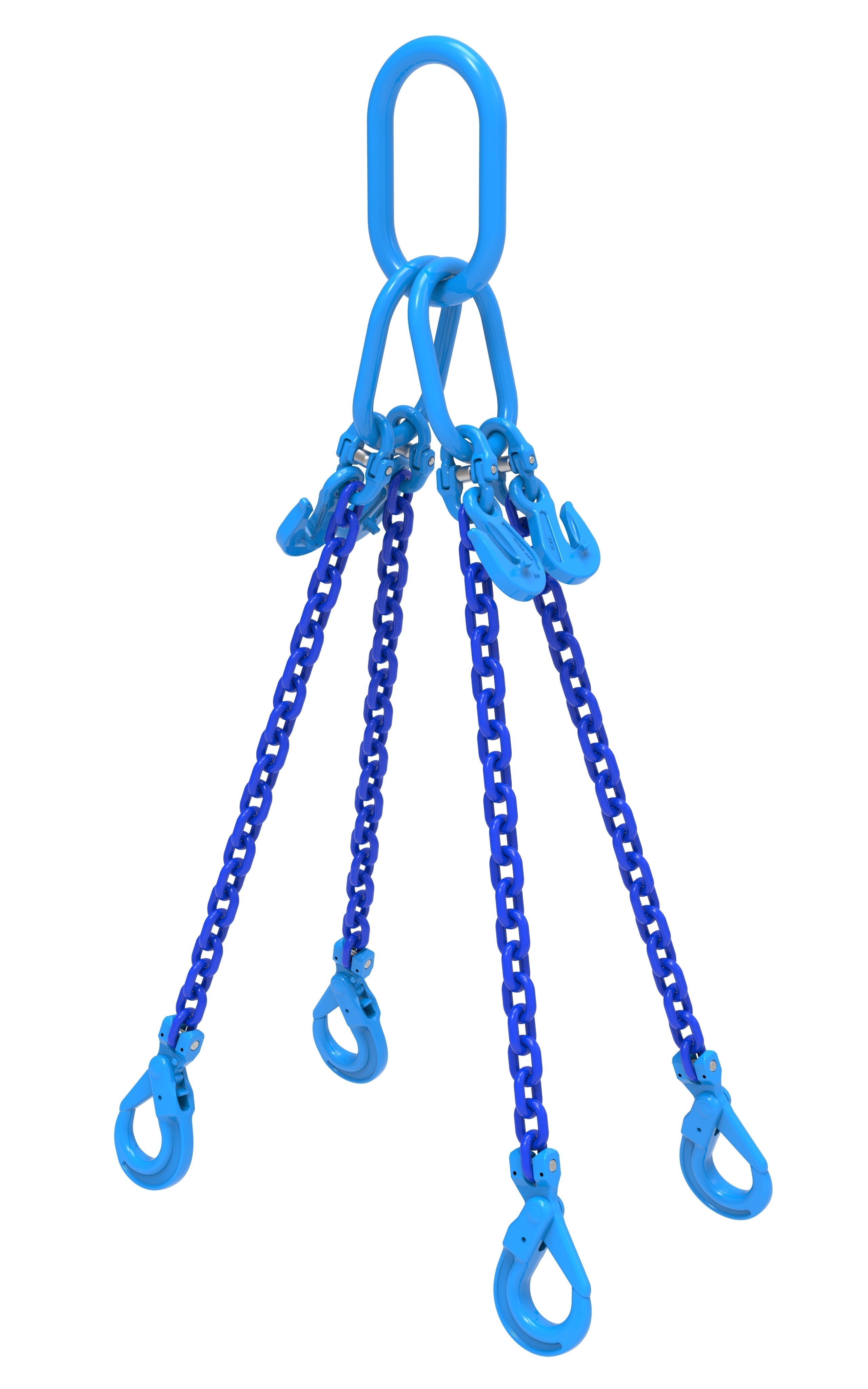 William Hackett 5/8" Élingue de chaîne AJUSTABLE, 4 pattes (Grade 100) 47 900 lb