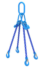 William Hackett 1/2" ADJUSTABLE Chain Sling, 4-Leg (Grade 100) 31,800lbs